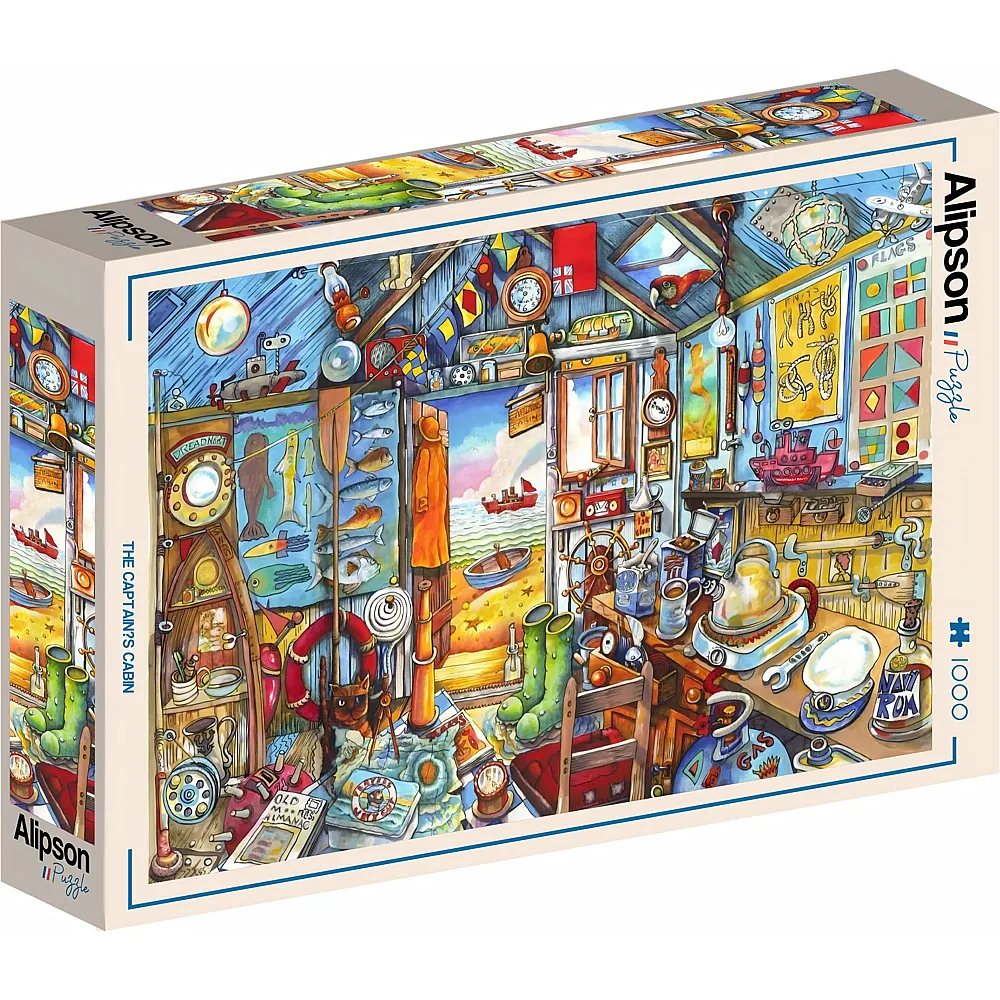 Alipson Puzzle Puzzle 1000 Teile The Captain's Cabin