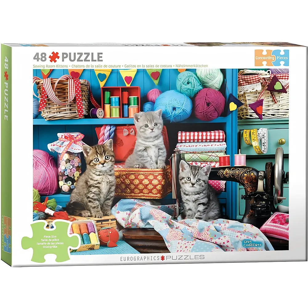 Eurographics Puzzle Connecting Pieces N�hzimmerk�tzchen - 48 Teile
