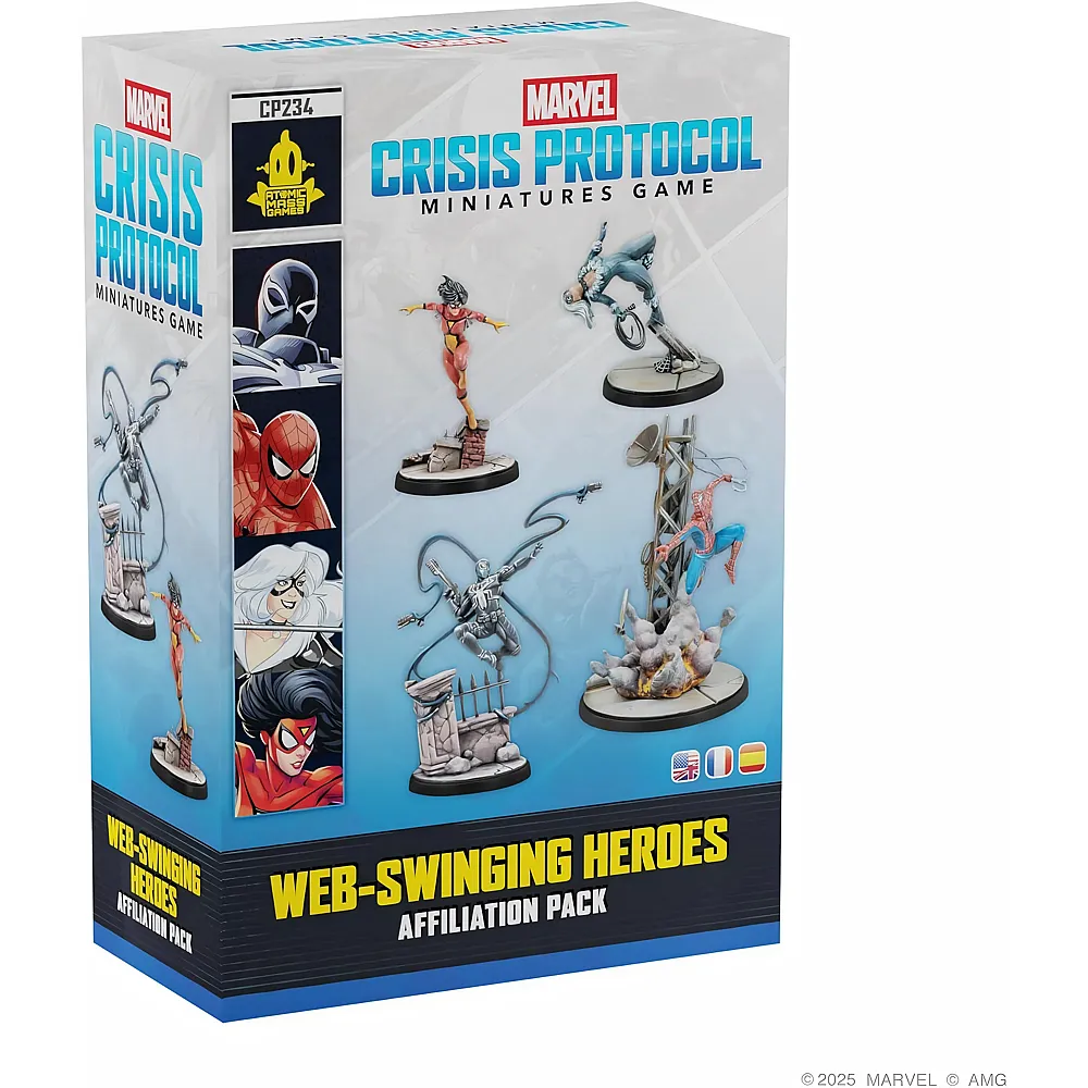 Atomic Mass Games Marvel Crisis Protocol Web Swinging Heroes fr-de-en-es