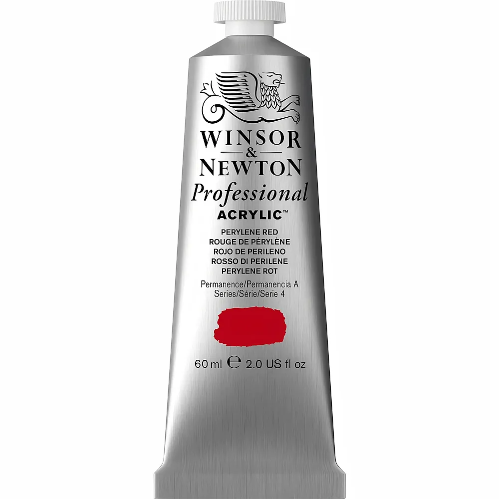 meinspielzeug - Winsor & Newton W&n Prof. Acrylfarbe 60ml Tube Perylene Rot