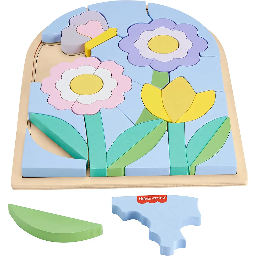 Fisher-Price Blumengarten Holz-Puzzle 37Teile