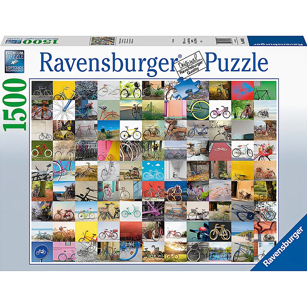 Ravensburger Puzzle 99 Fahrrder und mehr 1500Teile