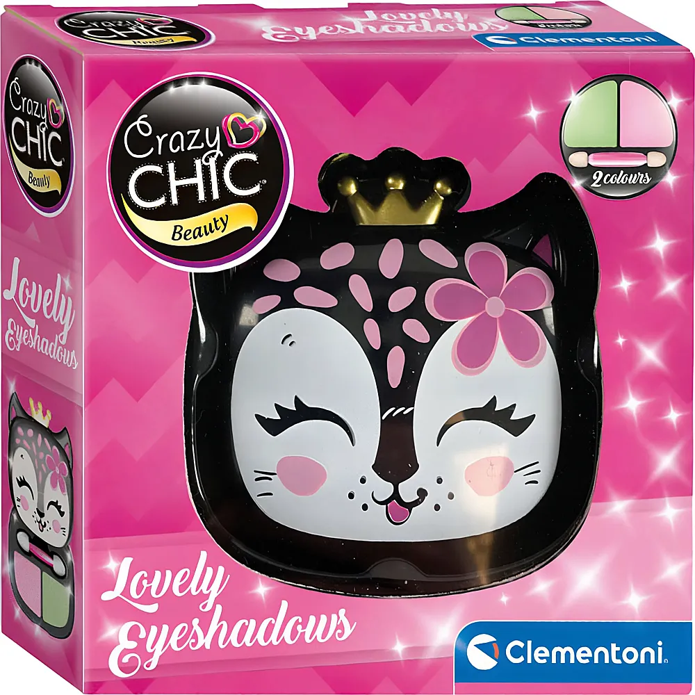 Clementoni Crazy Chic Lidschatten in der Make-up-Box Panther