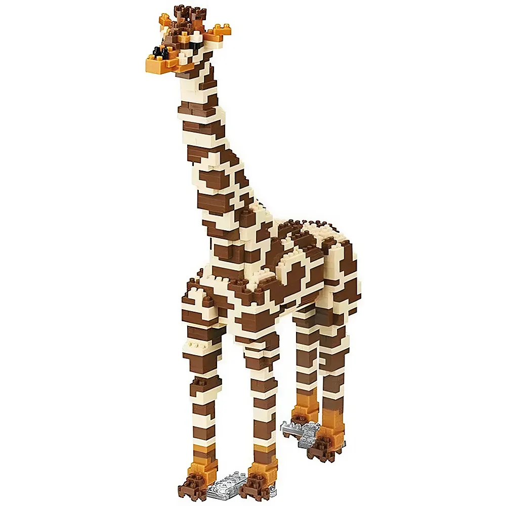 Nanoblock Animal Deluxe Giraffe 740Teile | Klemmbausteine