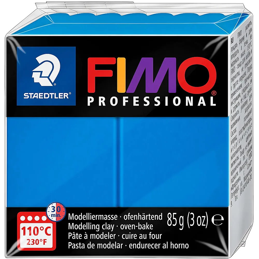 Fimo Professional Modelliermasse Echtblau - 85 g