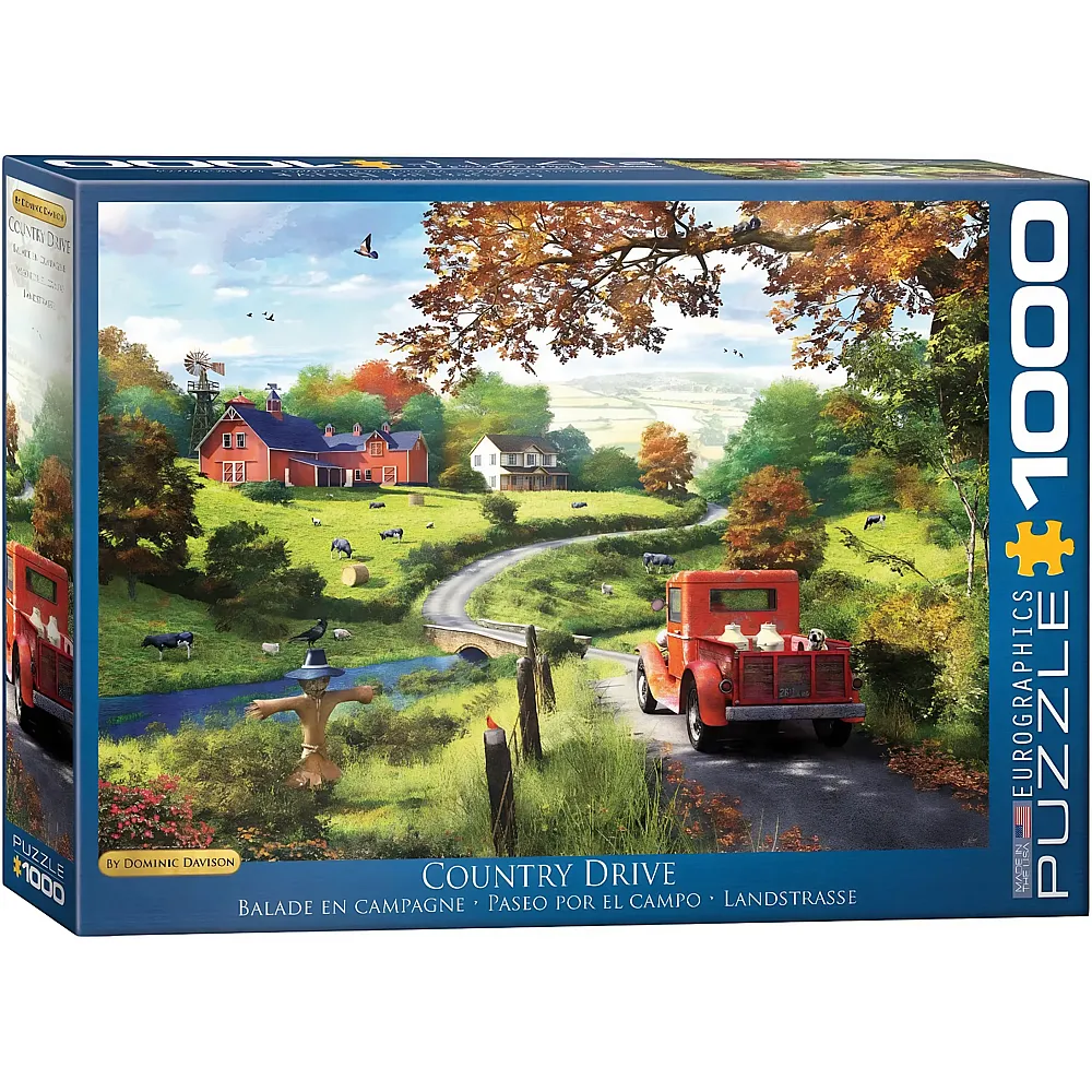 Eurographics Puzzle Dominic Davison - Landstrasse 1000Teile
