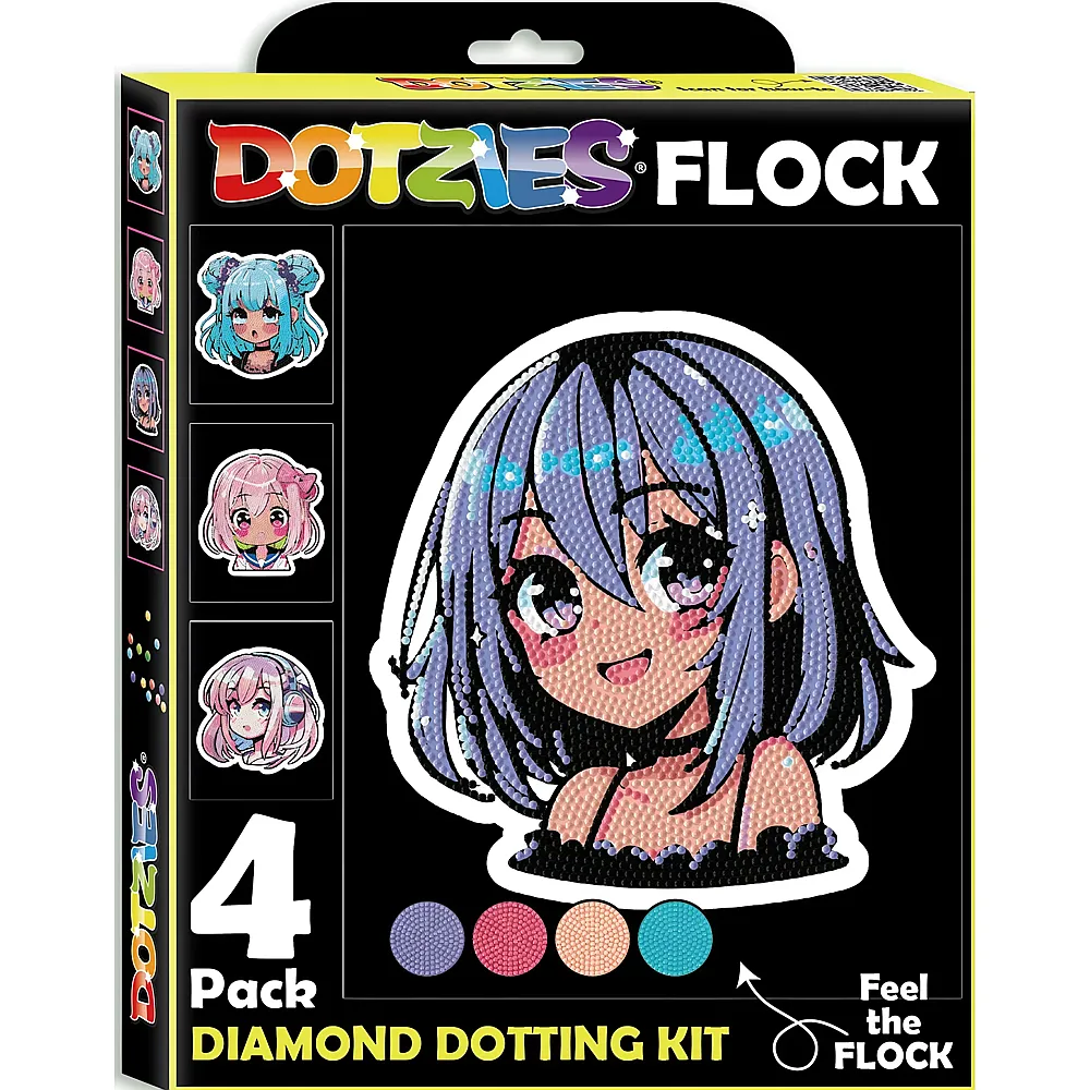 Diamond Dotz Dotzies Diamond Painting Neon Anime M�dchen