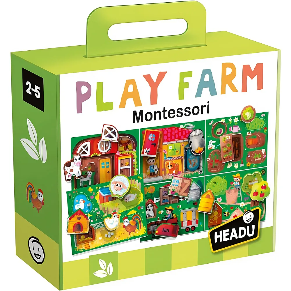 Headu Shapes and Sorts Farm Montessori-Spiel