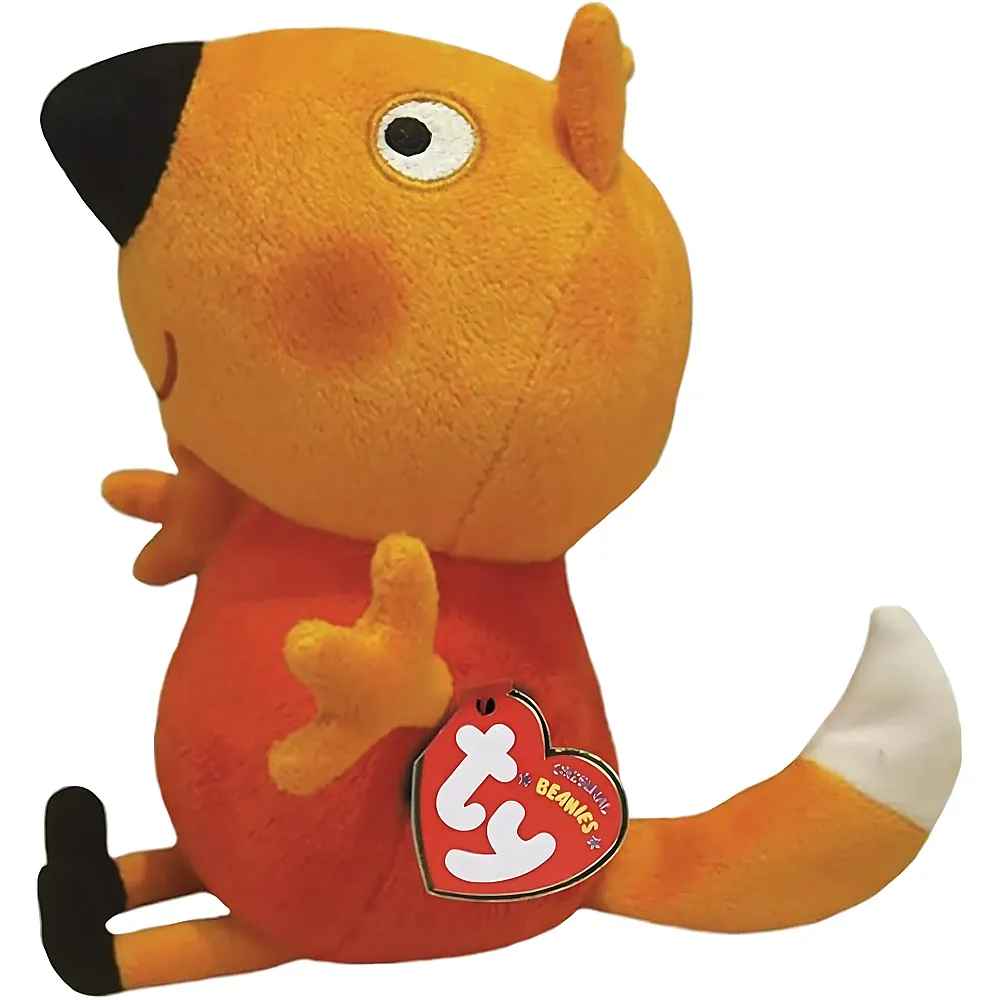 Ty Beanie Babies Peppa Pig Freddy Fuchs - 15 cm - Lizenzfiguren Pl�sch