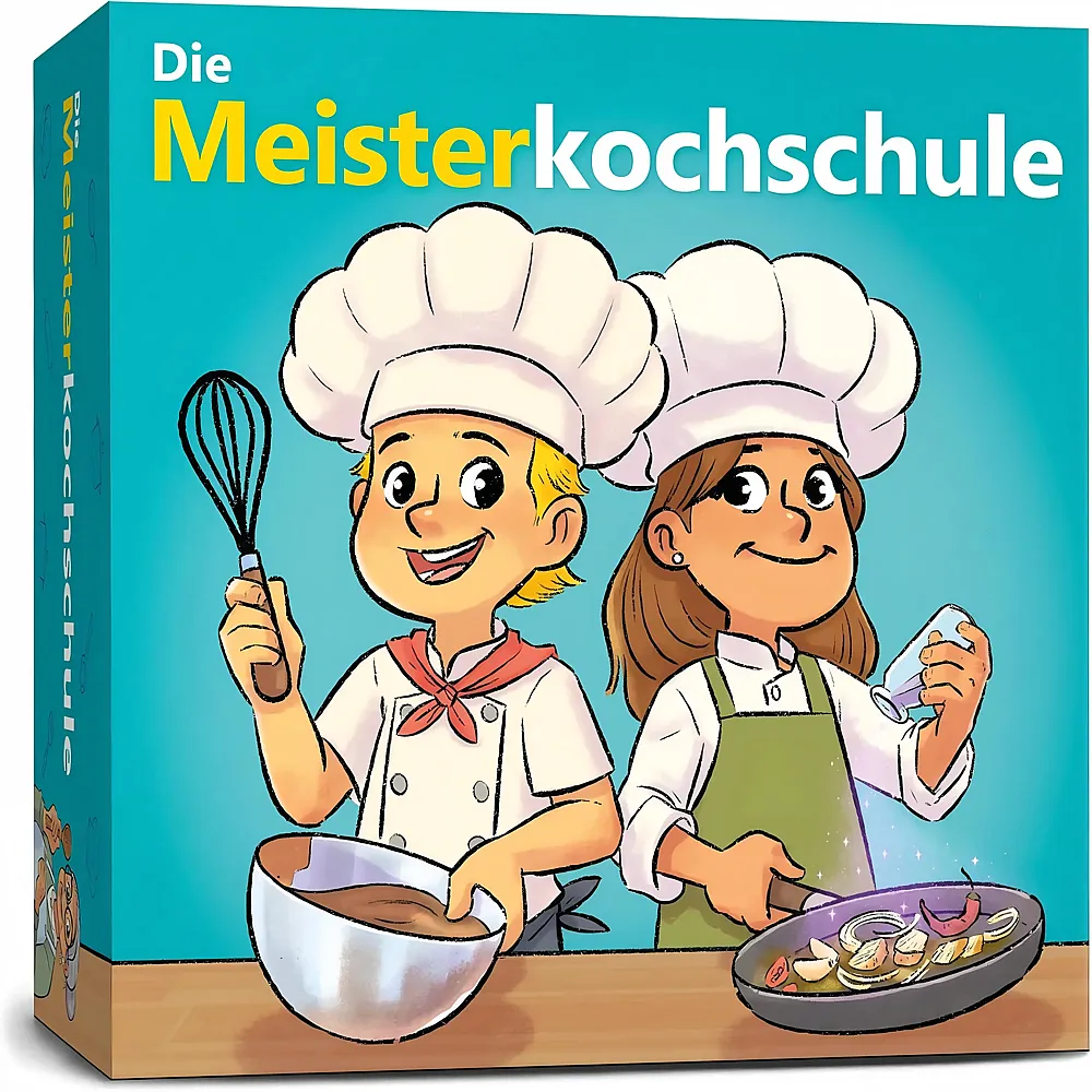 Gl�ckswolke Spiele - Die Meisterkochschule I Kochspiel f�r Kinder ab 3, 4, 5, 6 Jahre I Spielk�che zum Mitnehmen I Montessori Spielzeug I Erlebnis - Kinderk�che I Geschenk f�r Junge und M�dchen