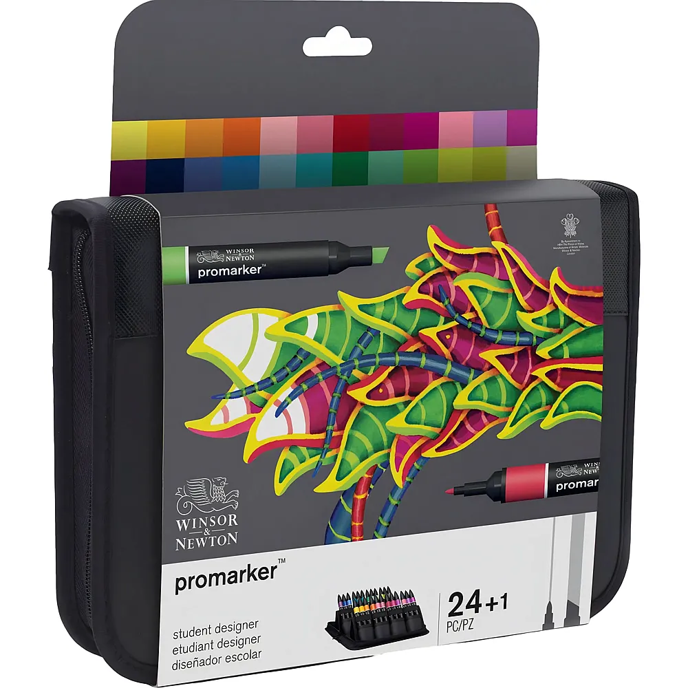 Winsor & Newton Promarker 24er Wallet Student