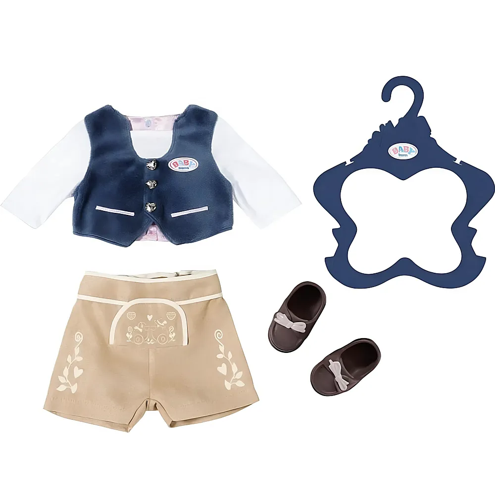 Zapf Creation Baby Born Trachten-Outfit Junge | Puppenkleider