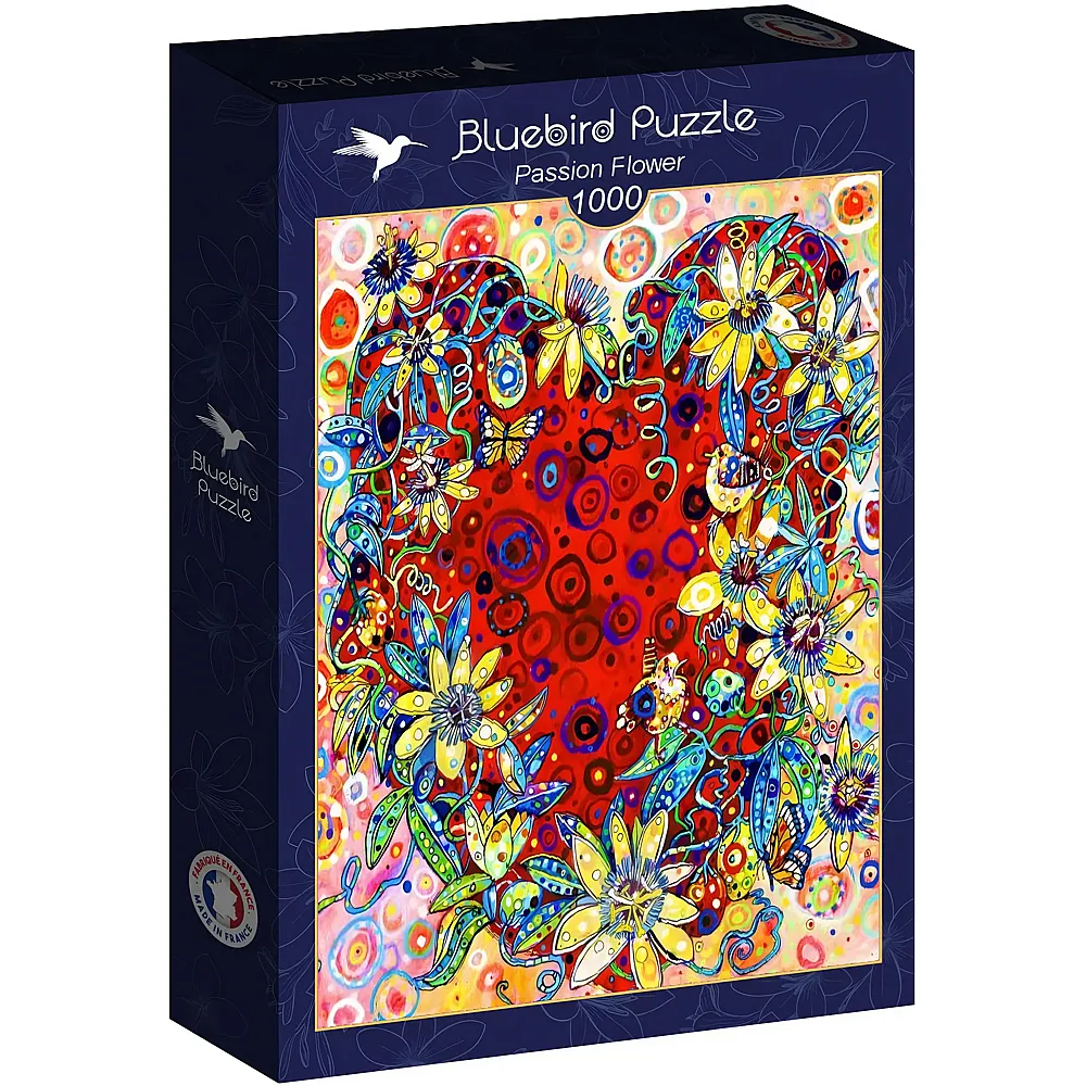 Bluebird Puzzle Sally Rich Passion Flower - 1000 Teile