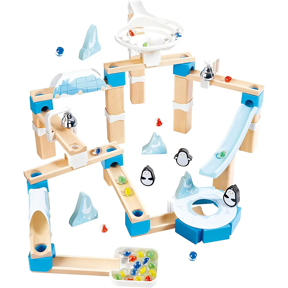 Hape Murmelbahn Pinguin Playland - 112 Teile