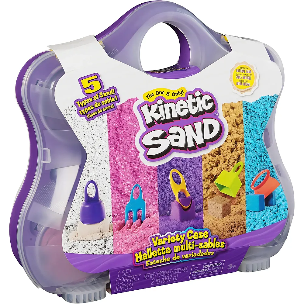 Spin Master Kinetic Sand Farbspiel Koffer - 907 g