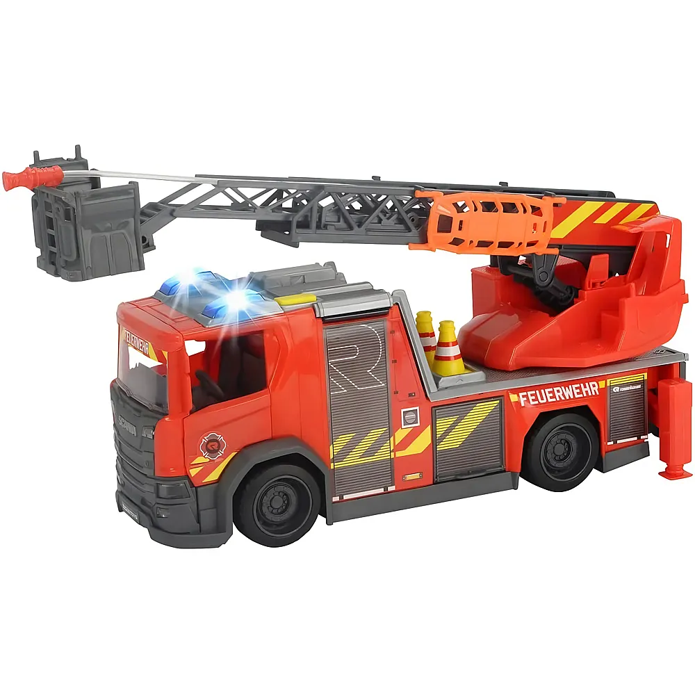 Dickie Scania Feuerwehrauto mit Wasserspr�her