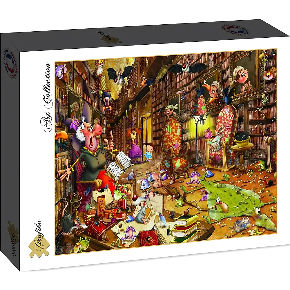Grafika Puzzle Art Collection Franois Ruyer Hexe in der Bibliothek 2000Teile
