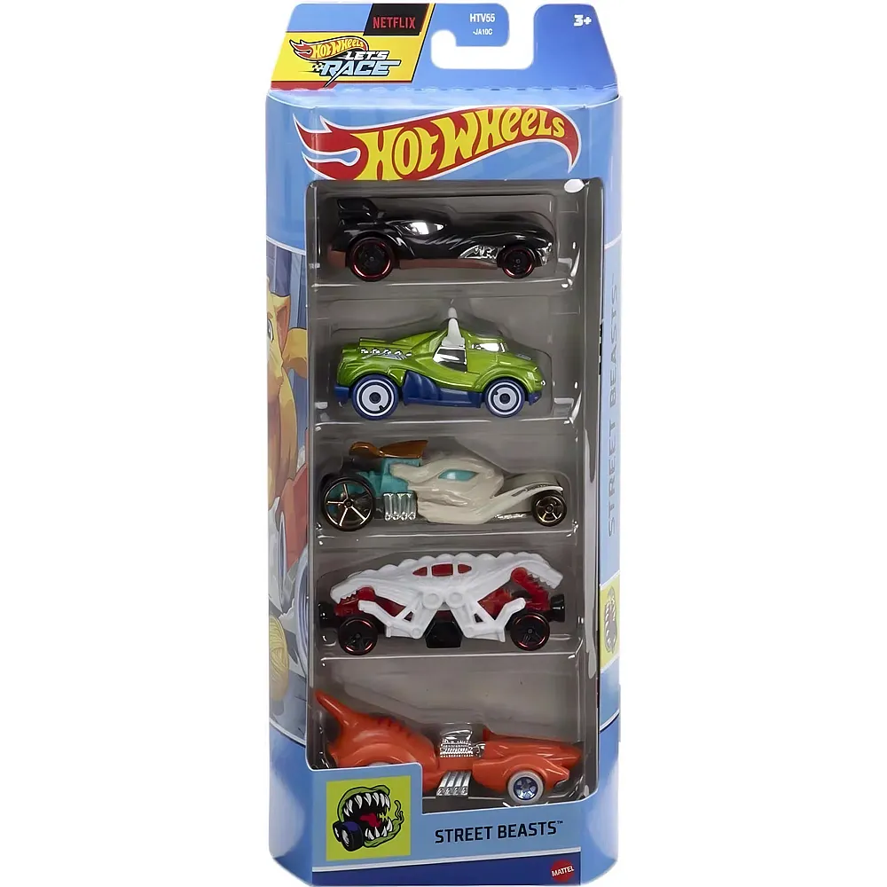 Hot Wheels 5er Geschenkset Street Beasts - 1:64 | Autos