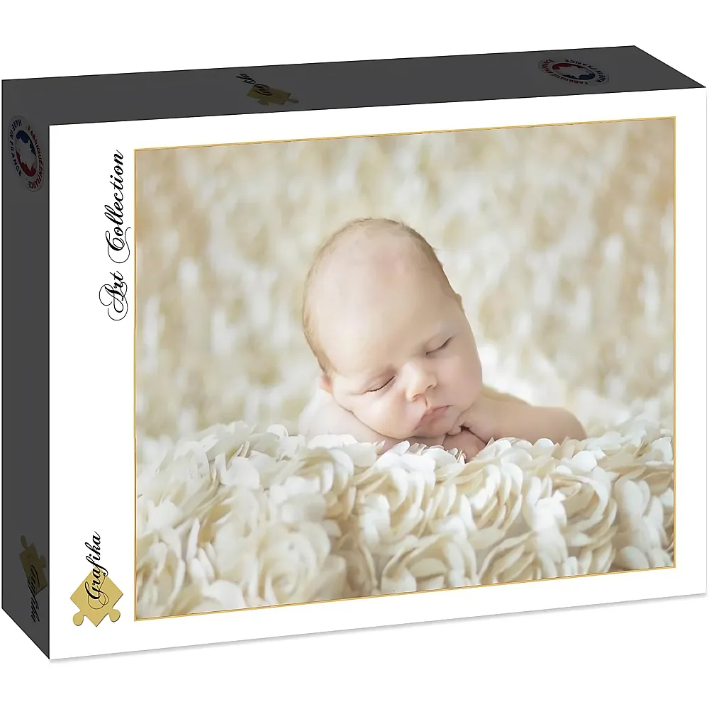 Grafika Puzzle Art Collection Konrad Bak: Baby sleeping in the Roses - 2000 Teile