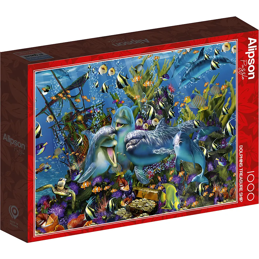 Alipson Puzzle Delfin-Schatzschiff - 1000 Teile