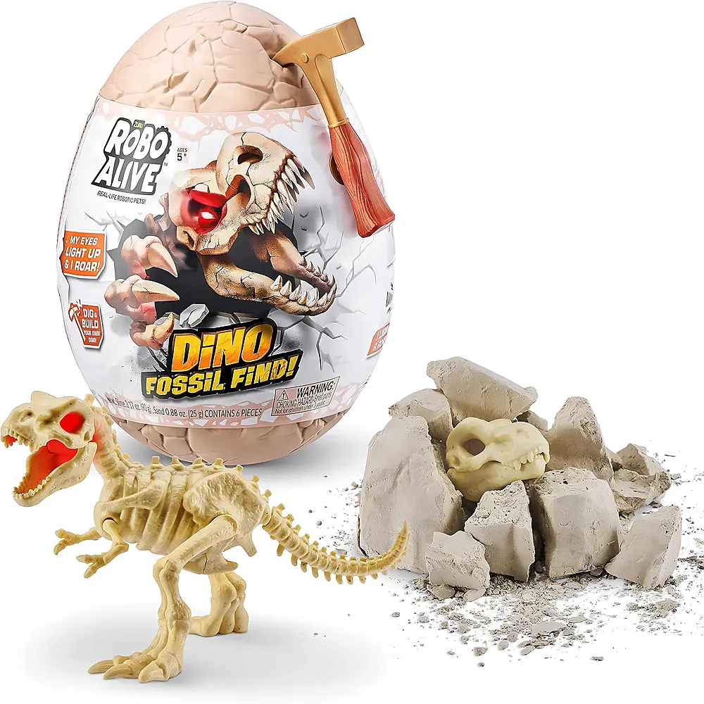Zuru Robo Alive Dino Fossil Find Serie 1