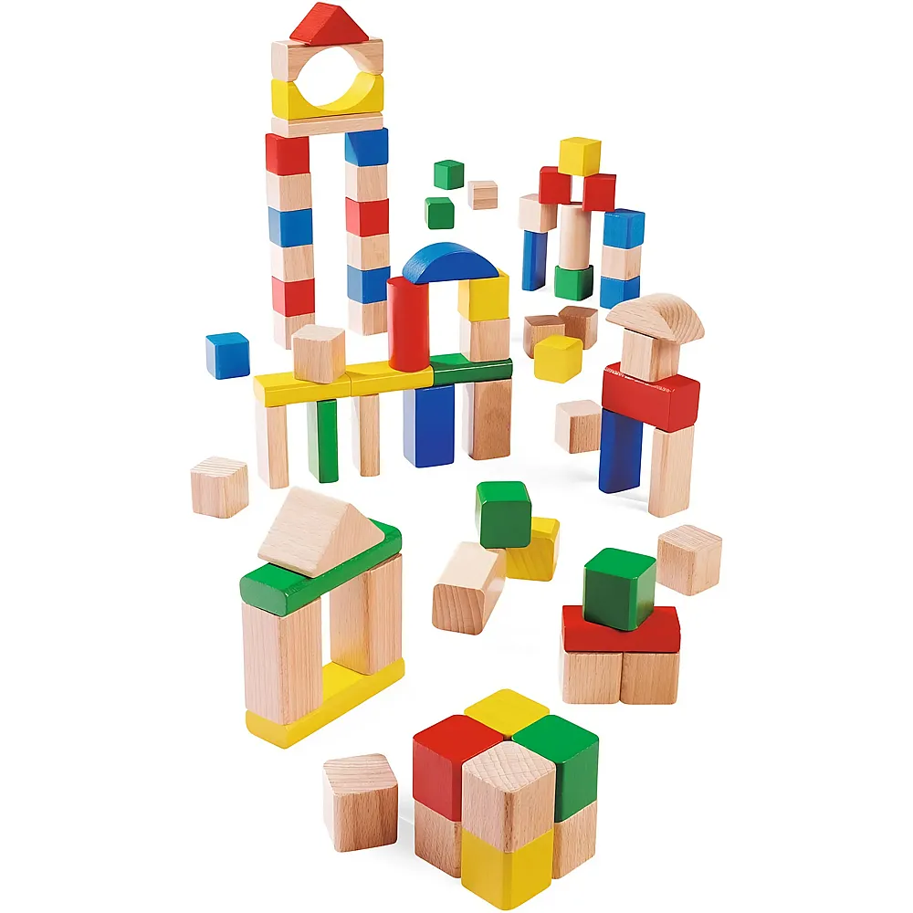 Eichhorn Holzbausteine - 75 Teile