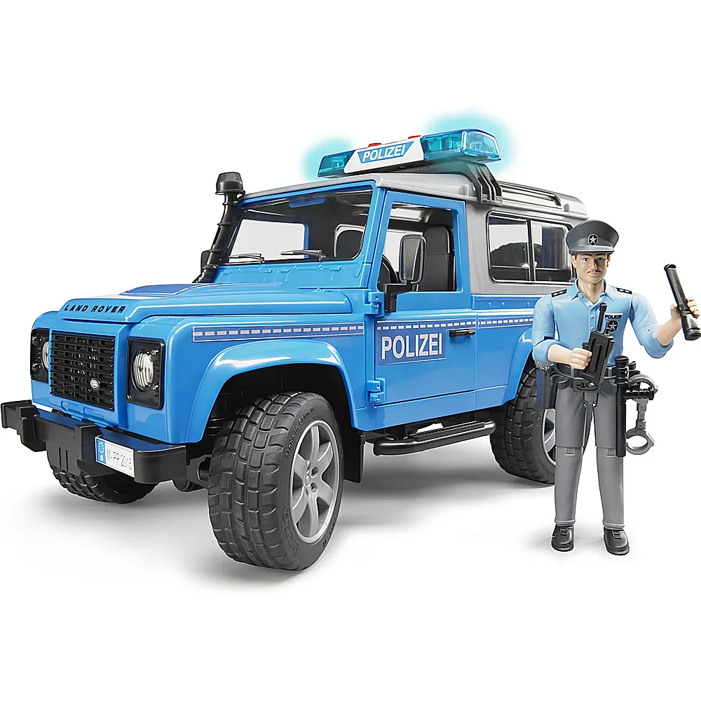Bruder Land Rover Defender Polizeifahrzeug