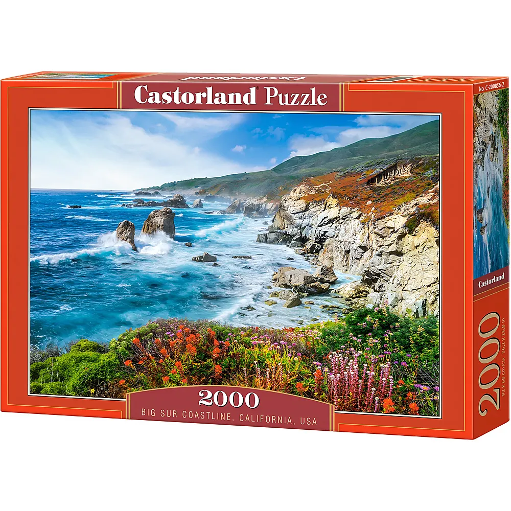 Castorland Puzzle Kste von Big Sur, Kalifornien, USA 2000Teile