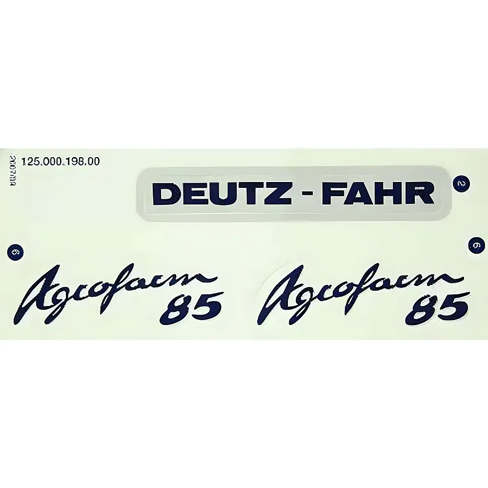 meinspielzeug - RollyToys Schriftzug Deutz Agrofarm 85 | Fahrzeuge Ersatzteile