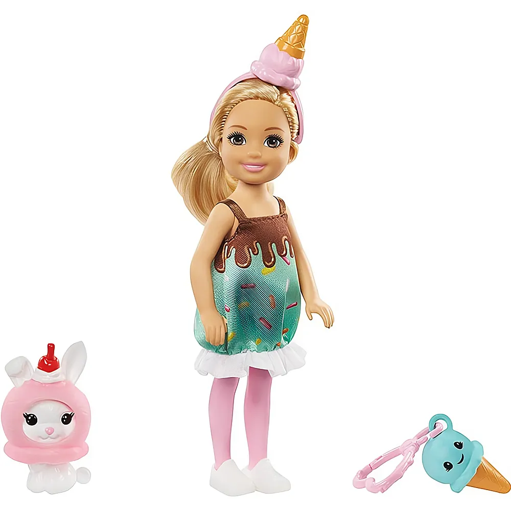 Barbie Chelsea Eiscreme-Kostm Puppe