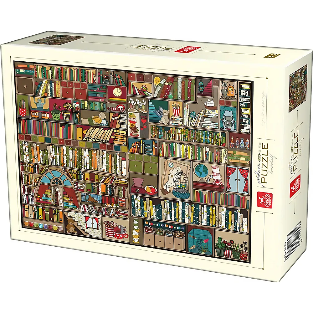 DToys Puzzle The Book Shelf - 1000 Teile