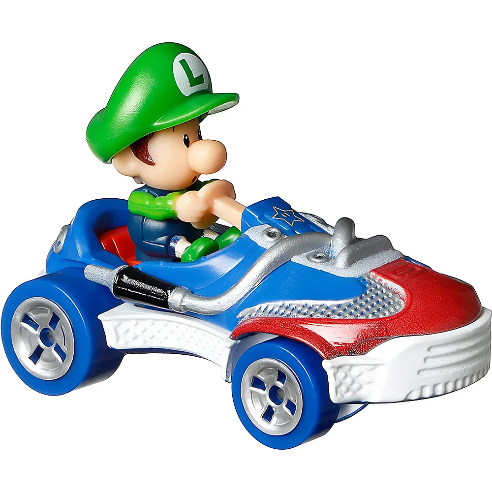 Hot Wheels Super Mario Die-Cast Baby Luigi Sneeker 1:64
