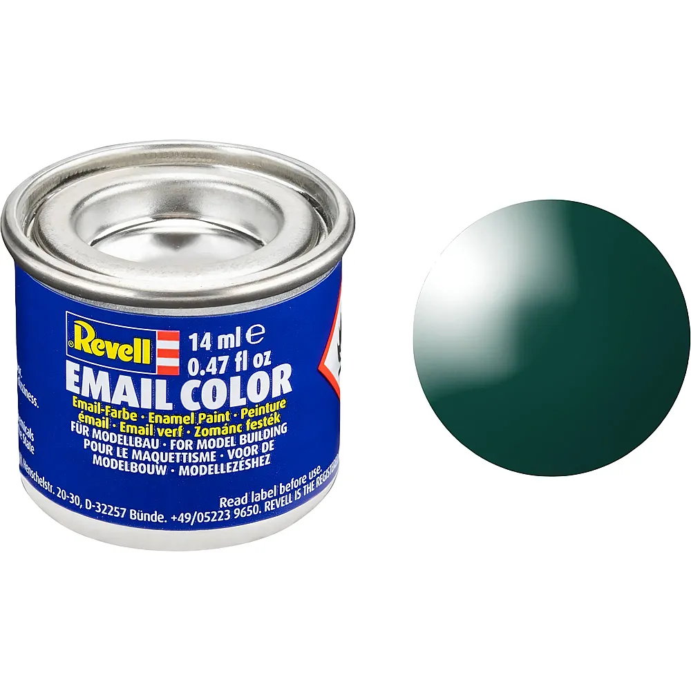 Revell Email Color Moosgrn, glnzend, 14ml, RAL 6005 32162