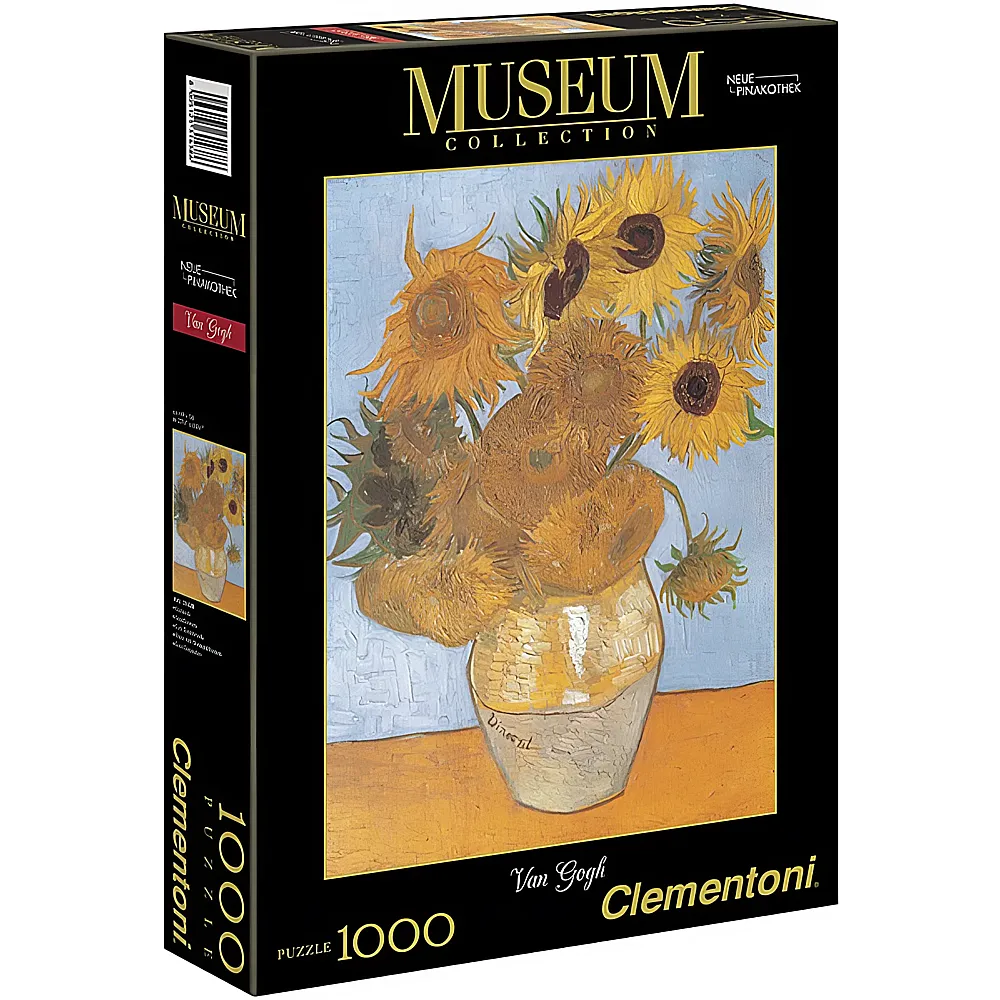 Clementoni Puzzle Museum Collection Van Gogh - Sonnenblumen 1000Teile