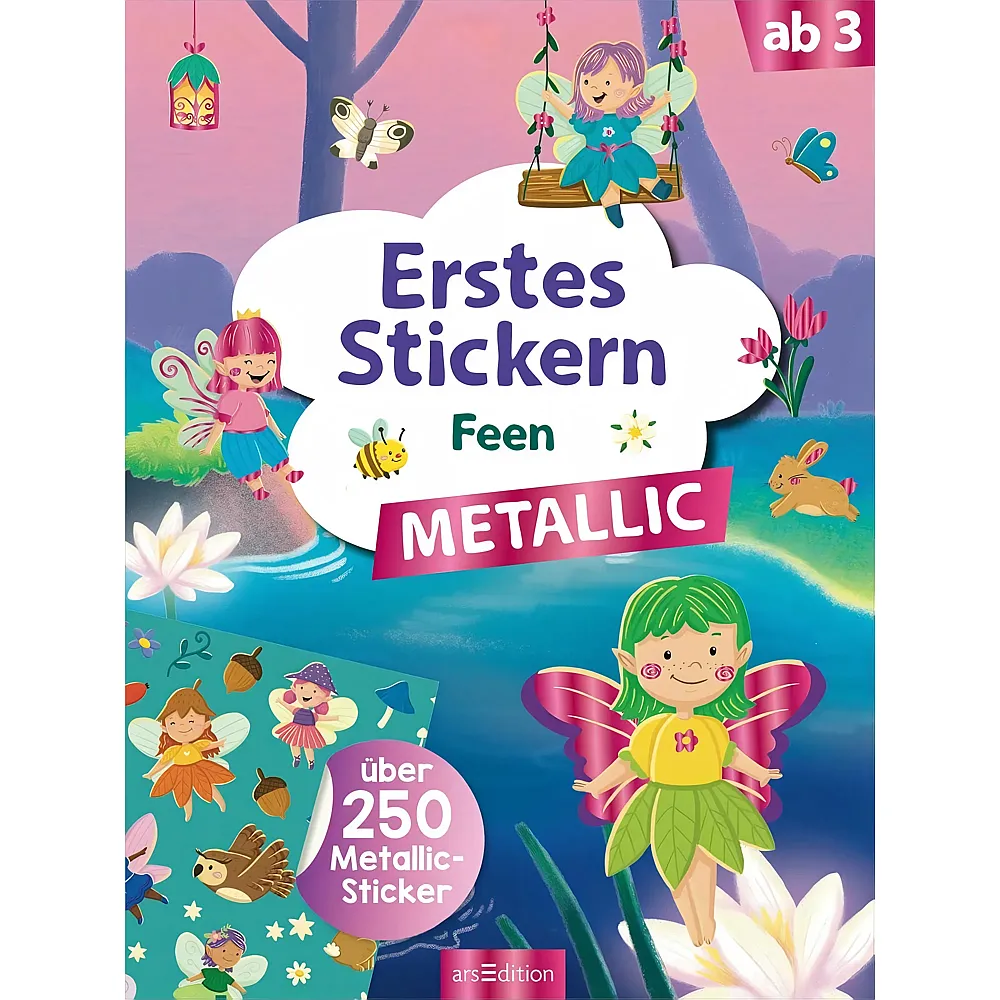 ars Edition Erstes Stickern: Feen