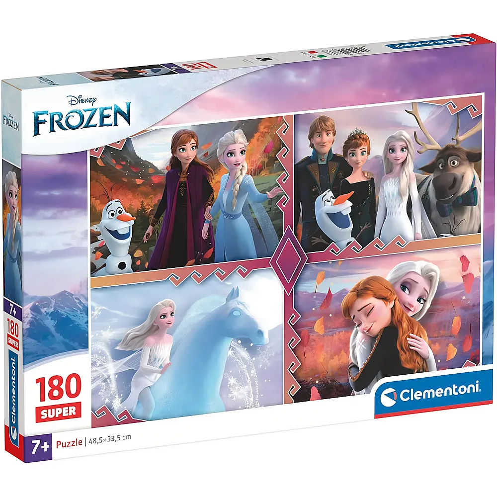 Clementoni Puzzle Supercolor Disney Frozen 180Teile