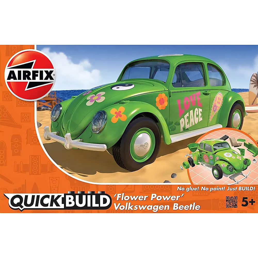 Airfix Quickbuild VW Beetle Flower-Power 36Teile