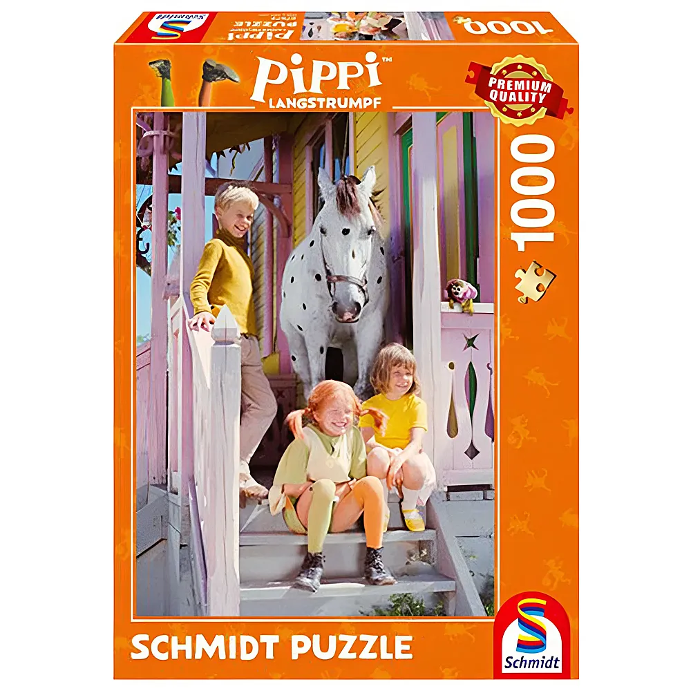 Schmidt Puzzle Pippi Langstrumpf Pippi und ihre Freunde 1000Teile
