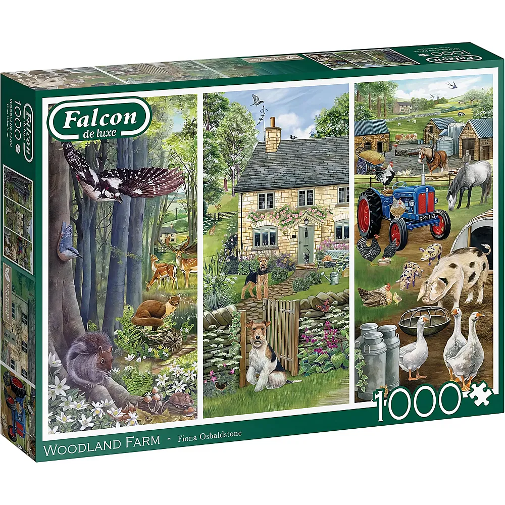 Falcon Puzzle Woodland Farm 1000Teile