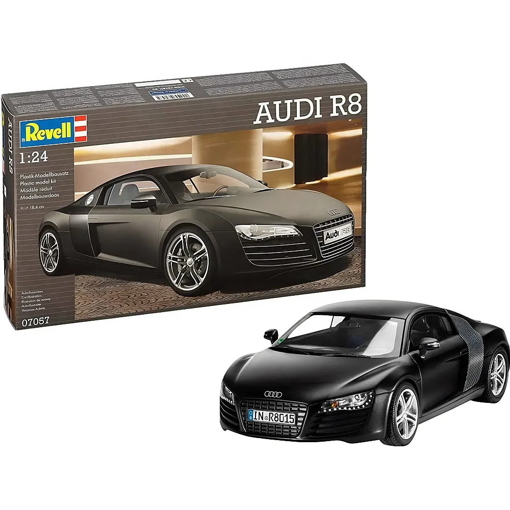 Revell Level 3 Audi R8 matt schwarz