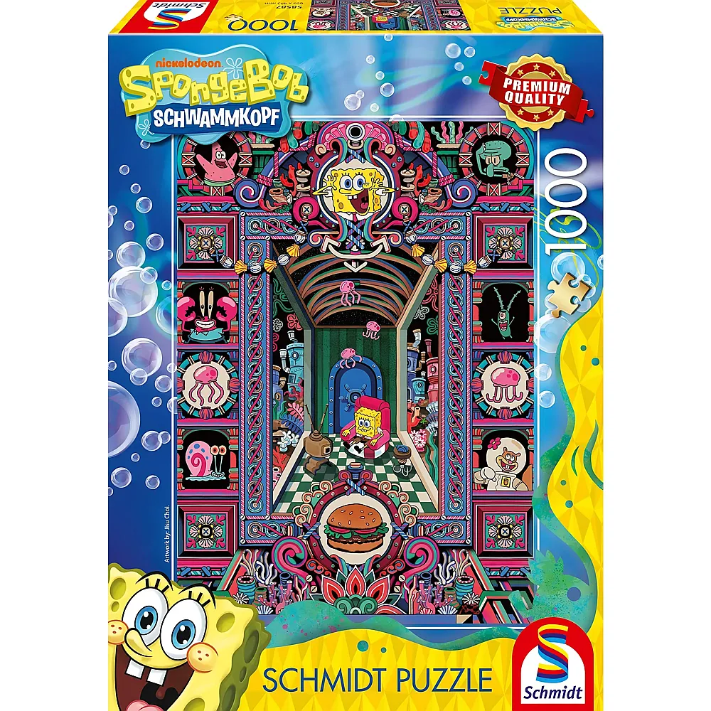 Schmidt Puzzle SpongeBobs verr�ckte Welt 1000Teile