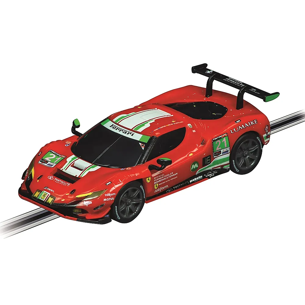 meinspielzeug - Carrera Go Ferrari 296 GT3, No.21 | Rennbahn Fahrzeuge
