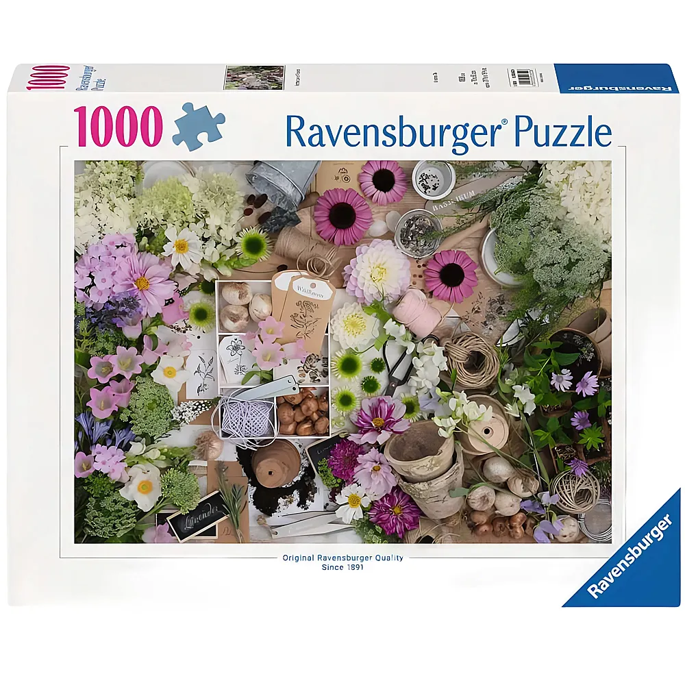 Ravensburger Puzzle Prachtvolle Blumenliebe - 1000 Teile