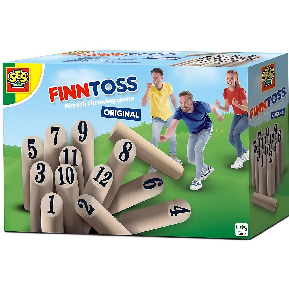 SES Finntoss - Finnisches Kegelspiel Original | Wurfspiele