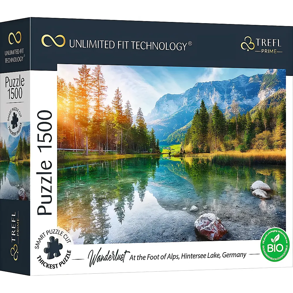 Trefl Puzzle Wanderlust Hintersee, Bayern, Deutschland - 1500 Teile