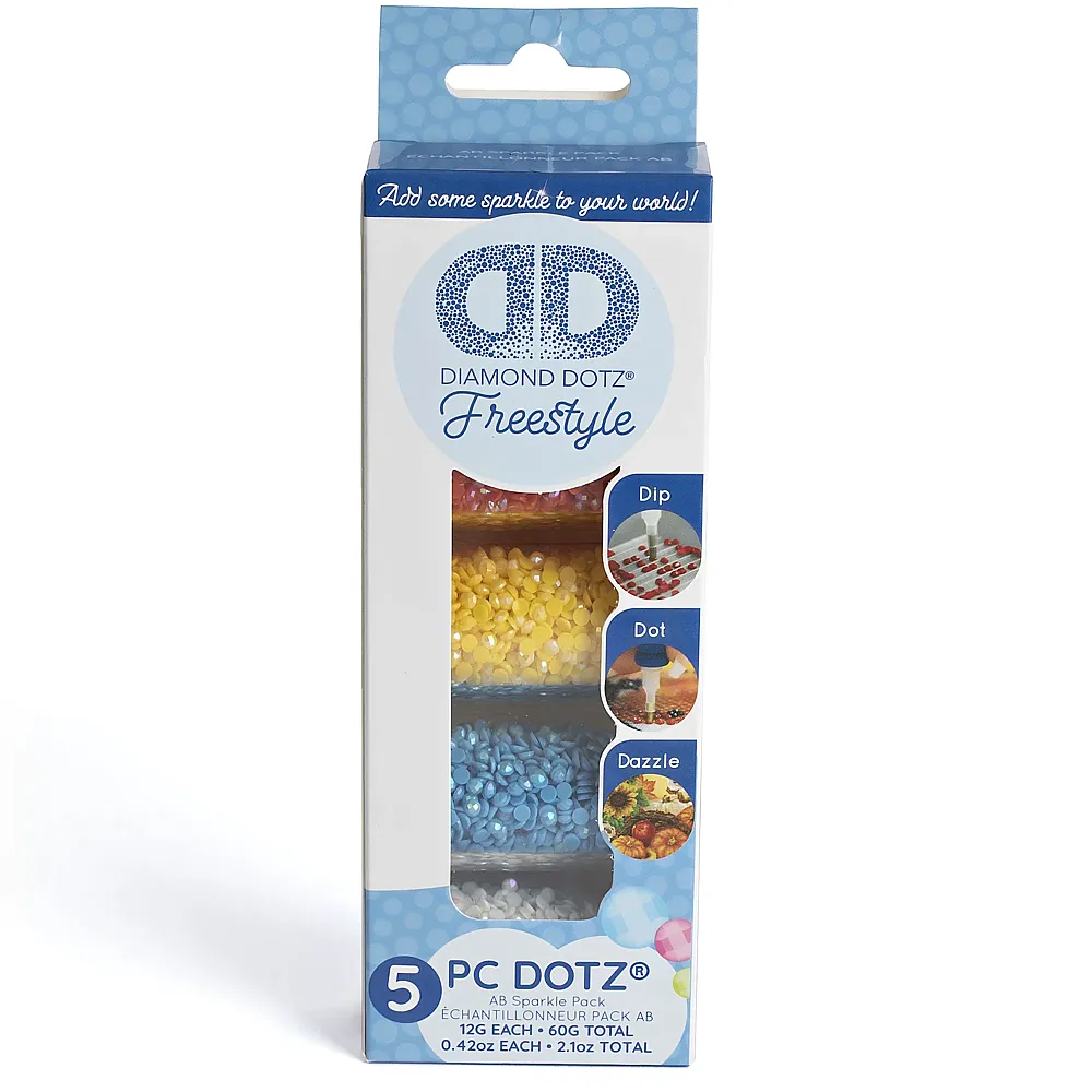 Diamond Dotz Diamond Painting 5 Glitzerfarben