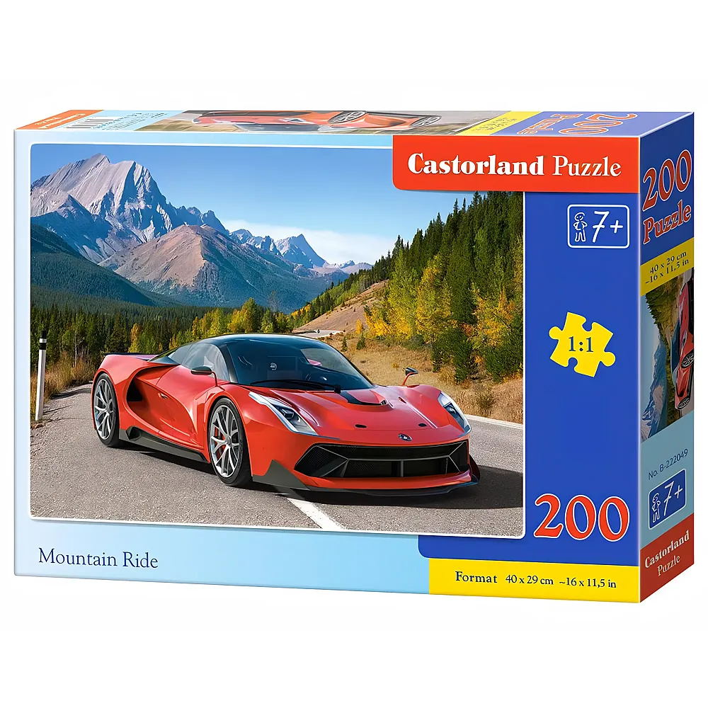 Castorland Puzzle Mountain Ride - 200 Teile
