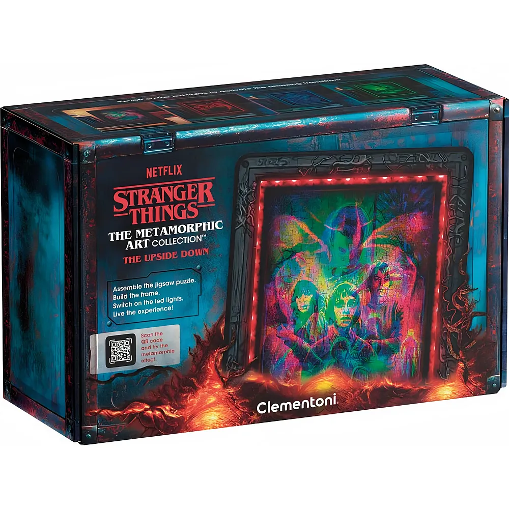 Clementoni Puzzle Stranger Things mit LED Leuchtrahmen 520Teile