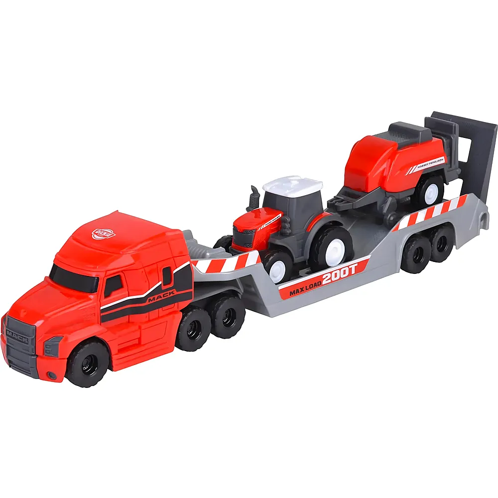 Dickie Massey Ferguson LKW mit Auflieger
