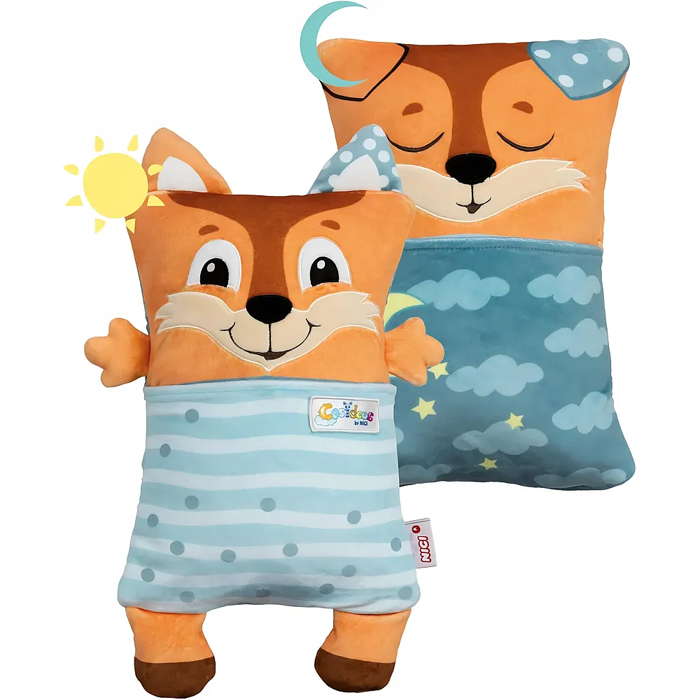 Nici Kuscheltier Fuchs mit Wendefunktion